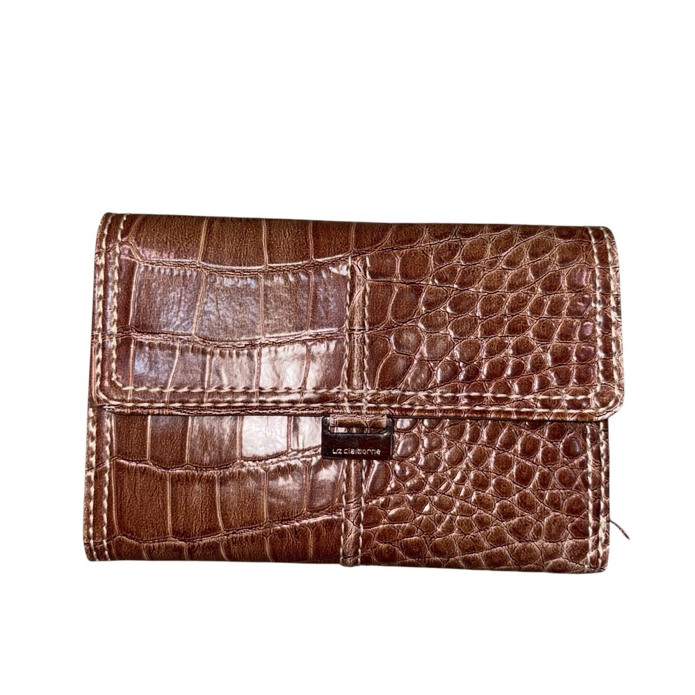 Liz Claiborne Brown Leather Wallet